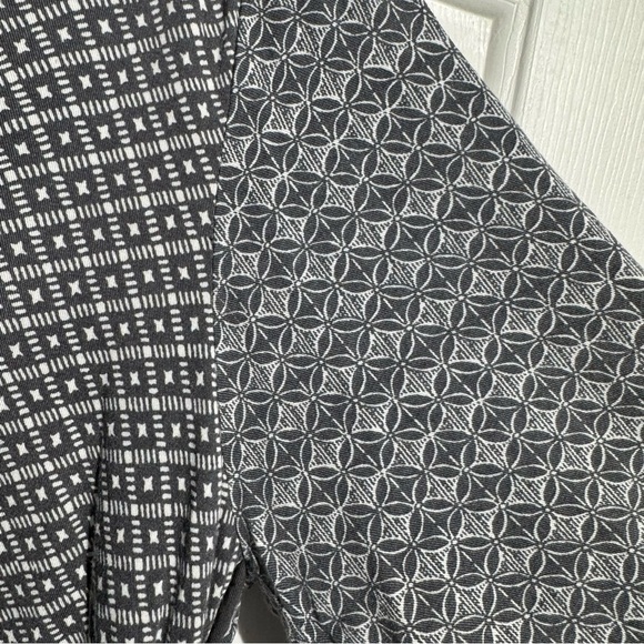 Chic Grey and White Patterned Dress Pockets From Sandwich_ Size EU 42 (US 12) - Picture 3 of 11